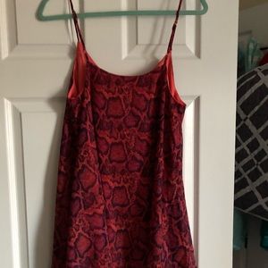 SHOW ME YOUR MUMU red cheetah print dress SML